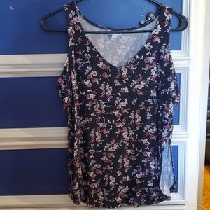 floral tank/tee